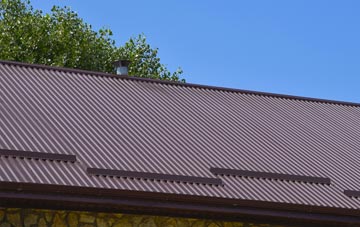 typical An Leth Meadhanach corrugated roof uses